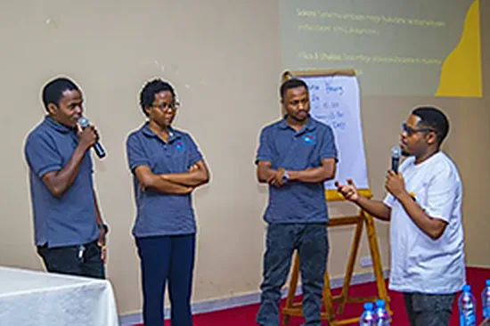 Participant Presentations at a BENEVO training